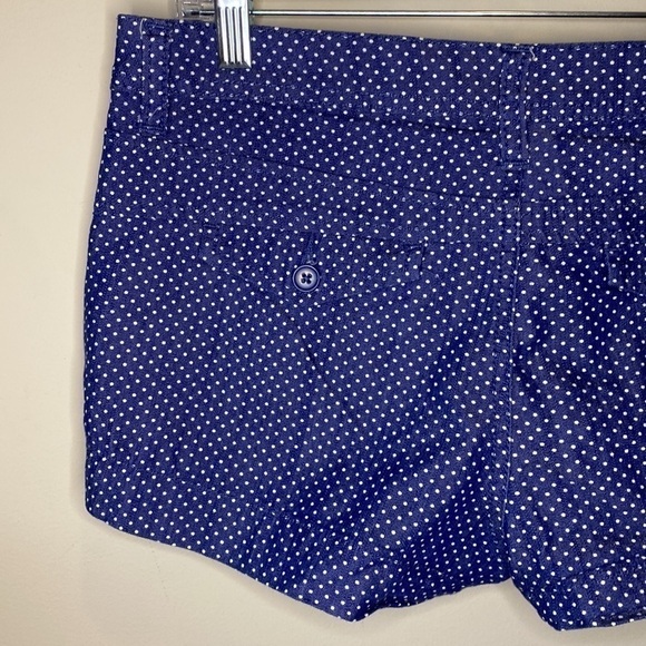 American Rag Blue Cotton Blend Polka Dot Short Size 9 - Picture 9 of 15